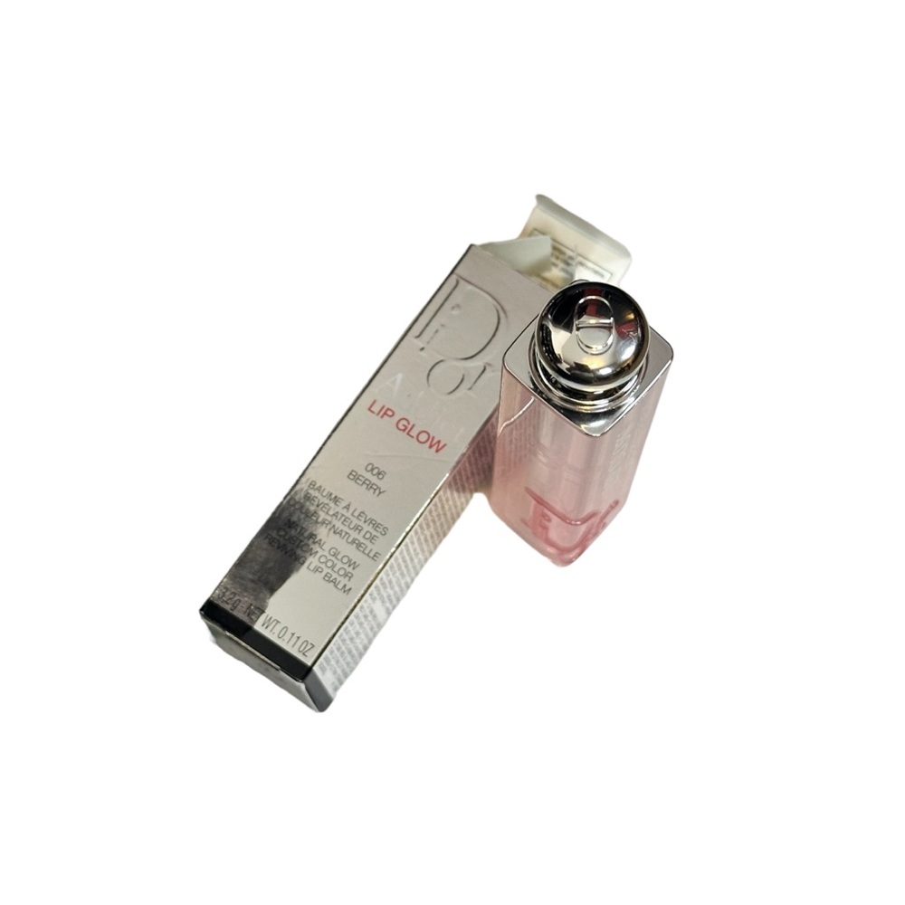 NIB Color 006 Berry Dior Addict Lip Glow Reviving Lip Balm - Picture 4 of 13